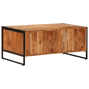 Coffee Table 90X55X40 Cm Solid Wood Acacia