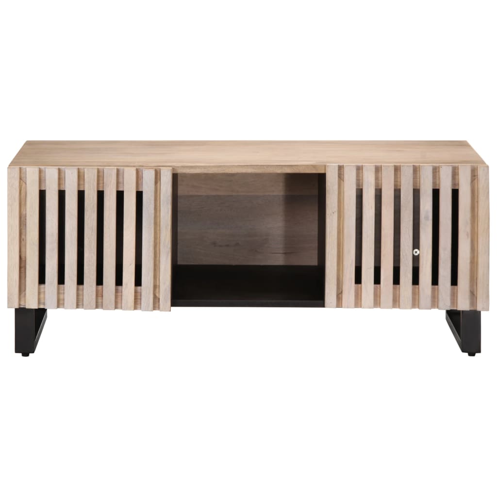 Coffee Table 100X55X40 Cm Solid Wood Mango